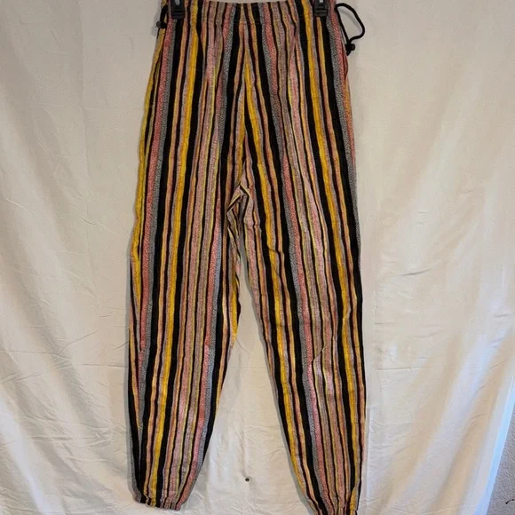 Vintage Gitano Striped Multicolor lounge Men's Pants - Picture 7 of 7
